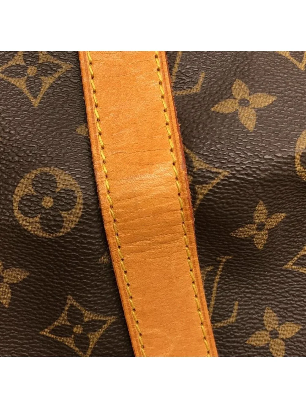 Louis Vuitton Monogram Keepall Bandouliere 55 Boston Bag